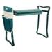 BULYAXIA Garden Kneeler and Seat with Tool Pouches 2 in 1 Folding Garden Bench with Soft Kneeling Pad