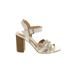 Torrid Heels: Ivory Print Shoes - Women's Size 10 Plus - Open Toe