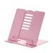 ZTGD Metal Book Stand Angle Adjustable Stable Support Space-saving Avoid Neck Pain Foldable Ergonomic Tablet Stand