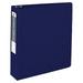 ZQRPCA Durable Reference Binders with Round Ring 2 Blue