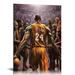 FLORID Kobe Canvas Wall Art Poster Kobe Gigi Legendary Basketball Player Posters Inspirational Sports Superstar Oil Painting Modern Room Aesthetic Wall Decor for Home Gym Bedroom Dorm