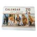 Pnellth 2024 Wall Calendar Exquisite Pattern Fade-Resistant Thick Sturdy Paper 12 Monthly Funny Cat Butt Calendar Decor