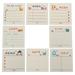 DIY Scrapbook Note Set Memo Stickers Labeling Colored Tab Sticky Notes Notepad Student