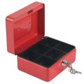 Portable Steel Petty Lockable Cash - 1Pc Mini Portable Steel Petty Lockable Cash Money Coin Safe Security Box Household New(red)