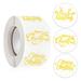 GENEMA 500pcs Round Clear Merry Christmas Stickers Thank You Card Box Package Labels