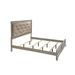 House of Hampton® 4-2_Charmain Upholstered Panel Bedroom Set Upholstered in Brown | 55 H x 42.2 W x 76 D in | Wayfair