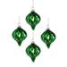 The Holiday Aisle® Finial Ornament Glass in Green | 5.1 H x 4.2 W x 4.2 D in | Wayfair D4D341A861F4491A95A2E0B062474048