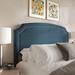 Lark Manor™ Arren Headboard Upholstered/Polyester in Blue | 47.2 H x 62.8 W x 2 D in | Wayfair 1530466093354C7AA36321BA077FD680