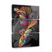 Bay Isle Home™ Lone Siamese Fighting Fish Abstract Color Multi Piece Canvas Print On Canvas 3 Pieces by Jude A Set Canvas | Wayfair