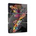 Bay Isle Home™ Lone Siamese Fighting Fish Abstract Color Multi Piece Canvas Print On Canvas 3 Pieces by Jude A Set | Wayfair