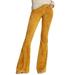 Posijego Flared Pants for Women Vintage Low Waist Bootcut Lounge Pants with Pockets Bell Bottom Trouser