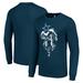 Men's Starter Navy Dallas Cowboys Logo Graphic Long Sleeve T-Shirt
