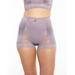 Plus Size Women's Pin Up Lace Control Panty Panty by Rhonda Shear in Purple Grey (Size 1X)