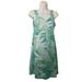 Columbia Dresses | Columbia Sportswear Co. Womens Sleeveless Pfg Dress Small Green Leaf Print Tank | Color: Green/White | Size: S