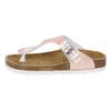 Zehentrenner LICO "Zehenstegpantolette Bioline Trend Kids", Gr. 38, rosa, Synthetik, Schuhe