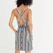 Madewell Dresses | Madewell Striped Apron Mini Dress Size 00 Nwt | Color: Black/Gray | Size: 00
