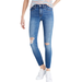 Madewell Jeans | Madewell 9" High Riser Skinny Skinny Crop Jeans Women's 28 Blue Distressed Denim | Color: Blue | Size: 28