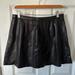 Madewell Skirts | Alexa Chung For Madewell Leather Skirt | Color: Black | Size: 6