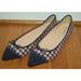 J. Crew Shoes | Jcrew $118 Gemma Cap-Toe Flats Tweed Sz 7 Ivory Burgundy Navy Shoes F5518 New | Color: Red | Size: 7