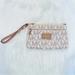 Michael Kors Bags | Michael Kors Large Logo Tan Wristlet Wallet Nwot | Color: Cream/Tan | Size: Os