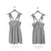 Madewell Dresses | Madewell Bahama Stripe Flutter Sleeve Flare Sundress Size 6 | Color: Gray/White | Size: 6