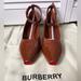 Burberry Shoes | Burberry Kitten Heel | Color: Brown/Tan | Size: 9