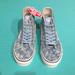 Vans Shoes | New Authentic Vans Sk8hi Tapered Women’s Shoe | Color: Blue/Red/White | Size: 7.5