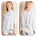 Anthropologie Tops | Anthro Sullivan+James Ingleside Terry Striped Top Size M | Color: Blue/White | Size: Muk