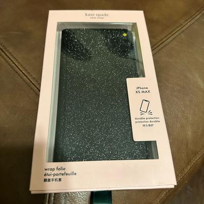 Kate Spade Cell Phones & Accessories | Kate Spade Nib Iphone Xs Max Black Sparkle Phone Case - Retail $69 | Color: Black | Size: Os