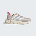 Adidas Shoes | Adidas 4dfwd Pulse Running Shoes Ivory Mesh Lace Up Lightweight Sneakers Sz 6.5 | Color: Cream/Pink | Size: 6.5