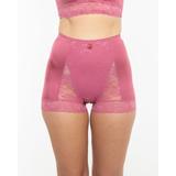 Plus Size Women's Pin Up Lace Control Panty Panty by Rhonda Shear in Dark Pink (Size 3X)