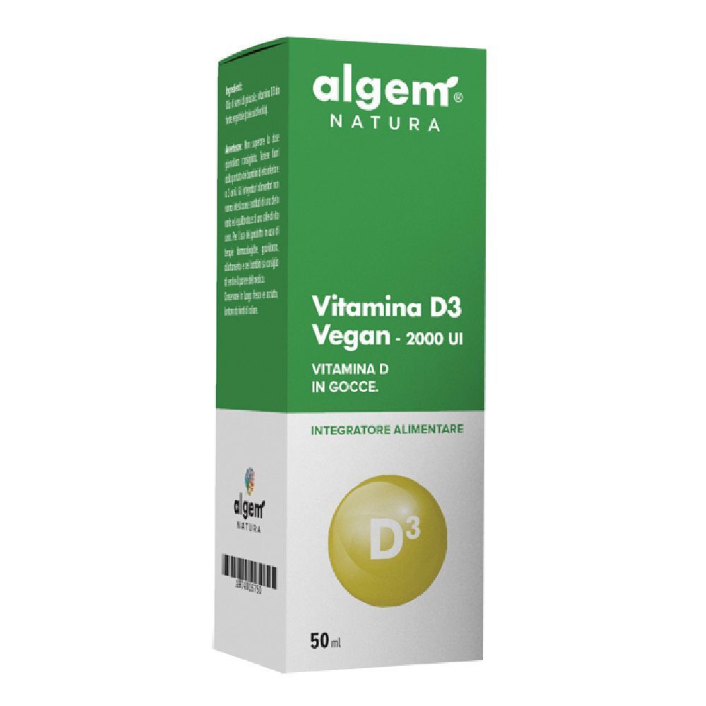 Vitamina D3 Vegan 2000 Ui 50 Ml ml Gocce orali