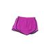 Nike Athletic Shorts: Purple Solid Activewear - Women's Size Small