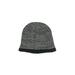 Beanie Hat: Gray Color Block Accessories