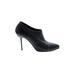 Pedro Garcia Ankle Boots: Slip-on Stiletto Cocktail Party Black Print Shoes - Women's Size 39 - Almond Toe