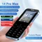 MKnickn14-Téléphone portable Pro Max quatre cartes SIM écran 2.4 " batterie 1100mAh MP3 MP4