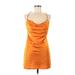 Cocktail Dress - Mini: Orange Dresses - Women's Size 10