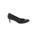 Delman Shoes Heels: Black Marled Shoes - Women's Size 8 1/2