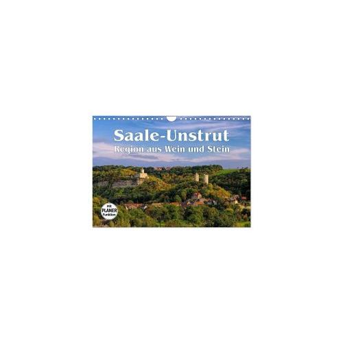 Saale-Unstrut – Region aus Wein und Stein (Wandkalender 2024 DIN A4 quer), CALVENDO Monatskalender – Calvendo