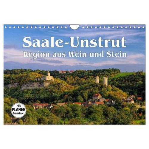 Saale-Unstrut – Region aus Wein und Stein (Wandkalender 2024 DIN A4 quer), CALVENDO Monatskalender – Calvendo