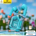 Auricolare Bluetooth Wireless Disney auricolare ENC trasparente LED Power Display digitale auricolari audio Stereo per il lavoro sportivo