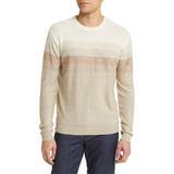 Dégradé Stripe Wool & Linen Crewneck Sweater