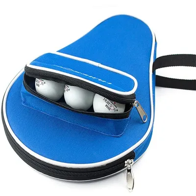 Professionelle Neue Tischtennis Schläger Bat Tasche Oxford Ping Pong Fall Mit Bälle Tasche Sport Zubehör 30x20 cm Image