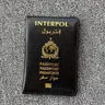Interpol Logo custodia per passaporto portafoglio da viaggio per polizia internazionale custodia per