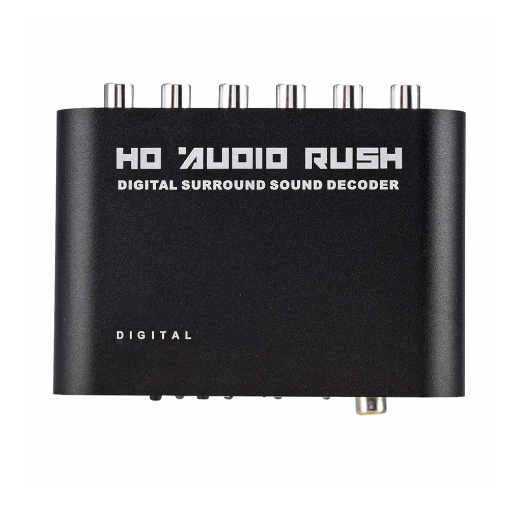 5,1 ch Digital-Analog-Audio-Decoder-Verstärker spdif koaxial zu rca dts ac3 optischer Digital verstärker Analog konverter Image