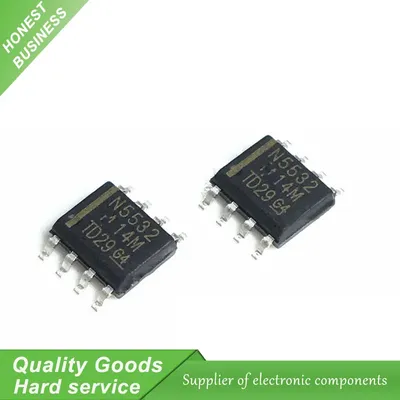 10PCS NE555 NE555DR NE5532DR SOP-8 NE5532D NE5532 N5532 Dual Operationsverstärker Neue Original Image