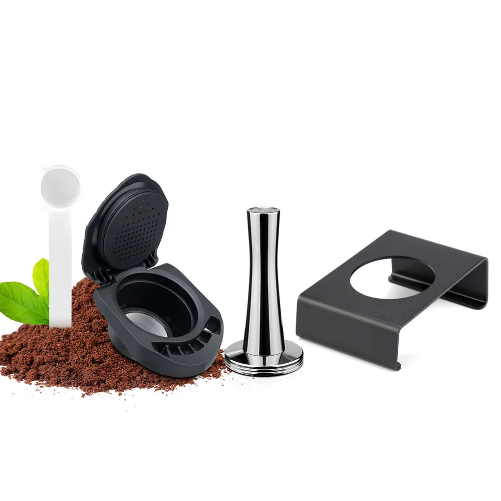 Kaffee adapter für Dolce Gusto Mini wieder verwendbarer Kapsel adapter für Genio Piccolo Xs Kaffee pads Adapter Konverter für Nespresso Image