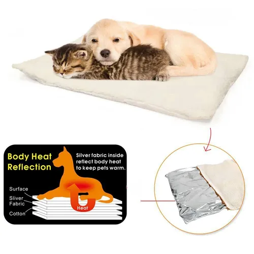 Haustier selbst heizende Decke flauschige Decke Hund Katze Winter warme Schlaf matratze kleine