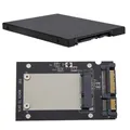 Custodia SSD mSATA Custodia per disco rigido da msata a disco rigido SATA da 2,5 Adattatore per disco rigido da MSATA a SATA 3 SSD Custodia per HDD esterna per scatola mobile HD
