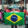 Bandiere brasiliane brasiliane brasiliane nazionali 100% poliestere di consegna veloce